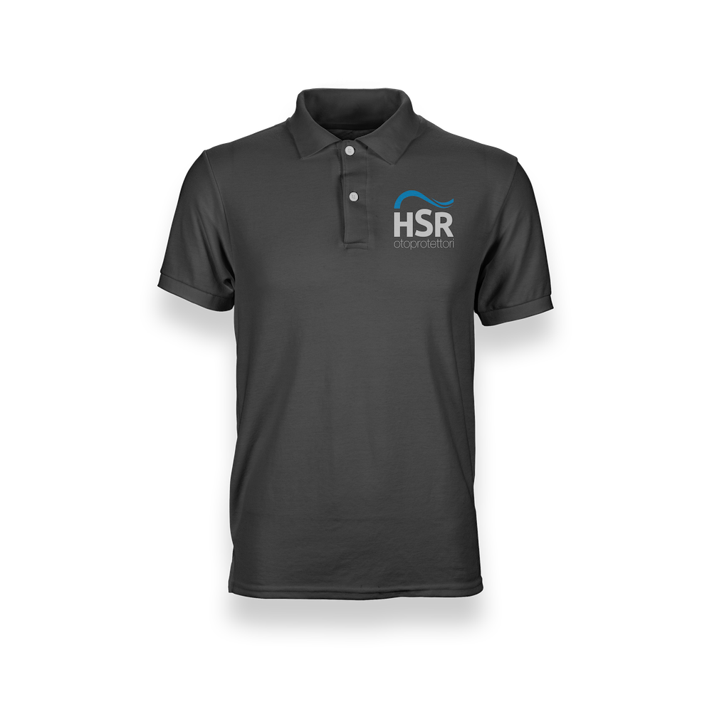Mens Polo Shirt HSR Oto Dark Grey