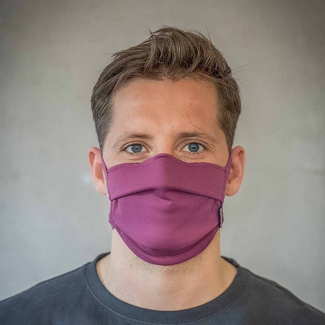Face cover per viso lavabile protezione naso e bocca Lazio Biancazzurri 